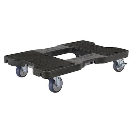 Snap-Loc Snap-Loc SL1200D4TB 1200 lbs Professional E-Track Dolly - Black SL1200D4TB